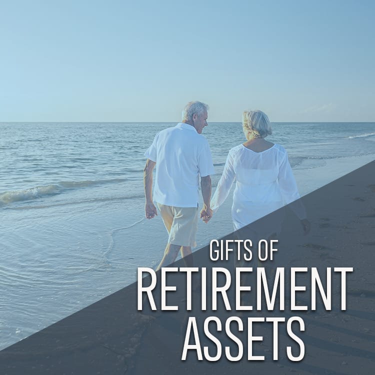 Qualified retirement plans provide several great ways to impact Highland Christian School.  You can make a tax-free gift from your traditional IRA, designate remaining retirement plan assets to the Foundation, or designate remaining retirement plan assets for a life income plan.