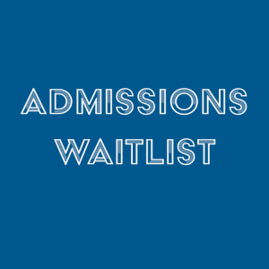 admissions waitlist